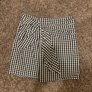 Checkered Mini Skirt